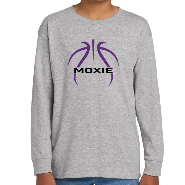 Moxie Basketball Youth Heavy Cotton 100% Cotton Long Sleeve T Shirt Thumbnail